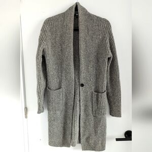 Uniqlo 100% Wool Long Cardigan